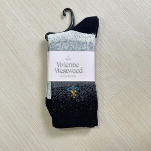 Vivienne Westwood Black and White Color block Socks